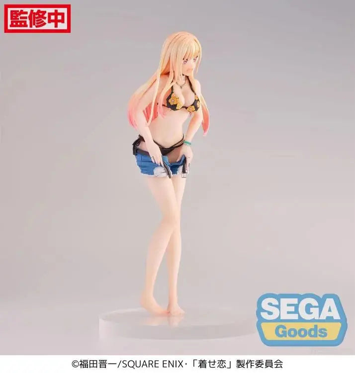 Sega My Dress Up Darling Luminasta Marin Kitagawa Figure Pom Pom Tina