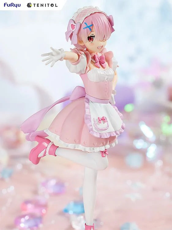 Re:Zero Starting Life in Another World Tenitol Rem & Ram (Yumekawa Maid Ver.) Figure Set (With Bonus)
