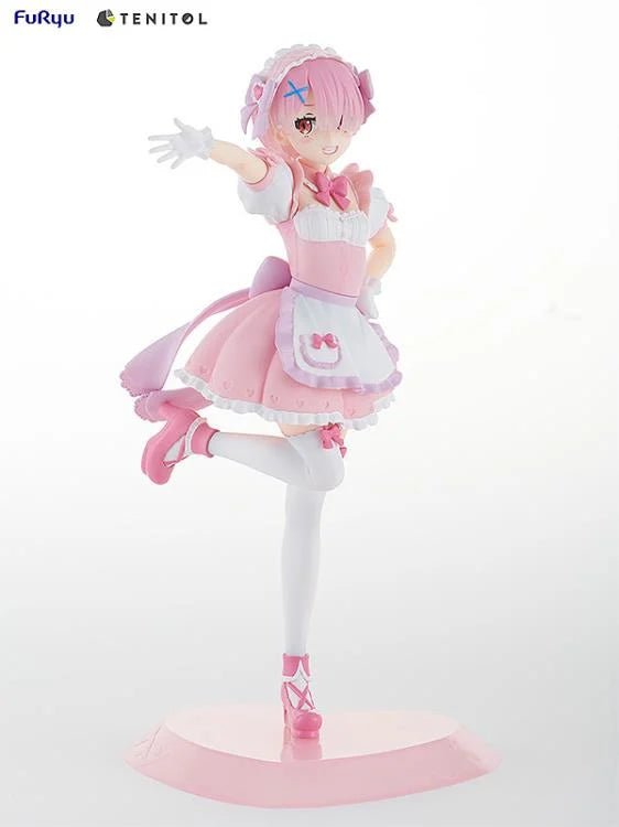 Re:Zero Starting Life in Another World Tenitol Rem & Ram (Yumekawa Maid Ver.) Figure Set (With Bonus)