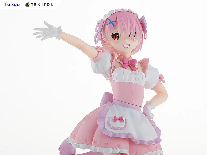 Re:Zero Starting Life in Another World Tenitol Rem & Ram (Yumekawa Maid Ver.) Figure Set (With Bonus)