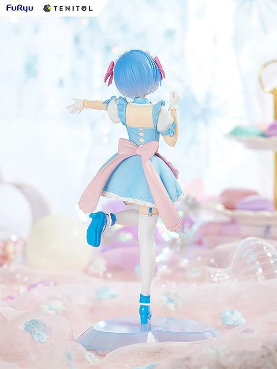 Re:Zero Starting Life in Another World Tenitol Rem & Ram (Yumekawa Maid Ver.) Figure Set (With Bonus)