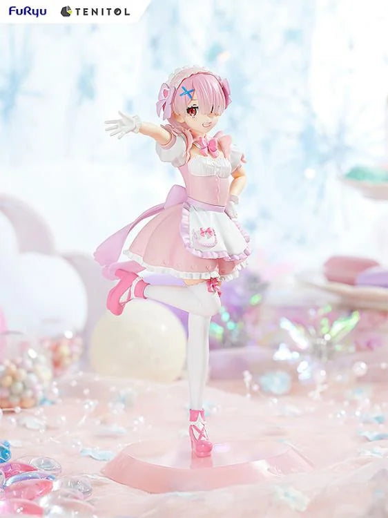 Re:Zero Starting Life in Another World Tenitol Rem & Ram (Yumekawa Maid Ver.) Figure Set (With Bonus)