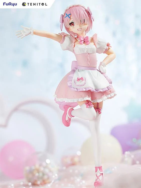 Re:Zero Starting Life in Another World Tenitol Rem & Ram (Yumekawa Maid Ver.) Figure Set (With Bonus)