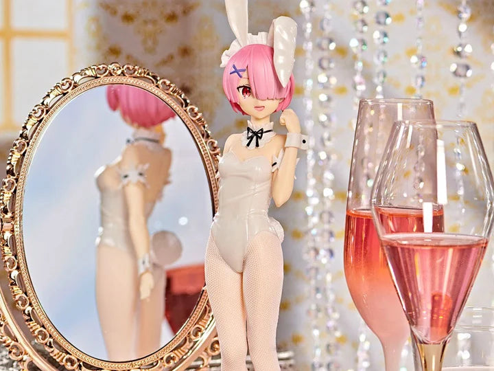 Re:Zero Starting Life in Another World BiCute Bunnies Ram (White Pearl Color Ver.) Figure.