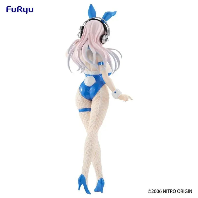 Nitroplus BiCute Bunnies Super Sonico (Blue Rabbit Ver.) Figure Pom Pom Tina