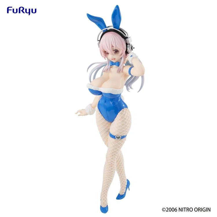 Nitroplus BiCute Bunnies Super Sonico (Blue Rabbit Ver.) Figure