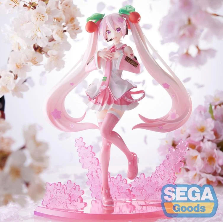 Vocaloid Luminasta Sakura Miku Figure Pom Pom Tina