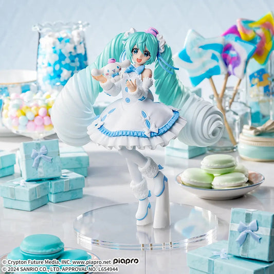 Sega Hatsune Miku x Cinnamoroll Luminasta White Dress Ver.