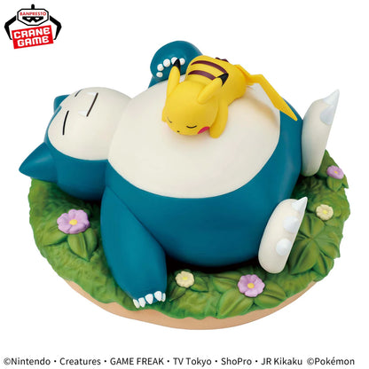 Pokemon Relaxing Time Figure Pikachu & Snorlax