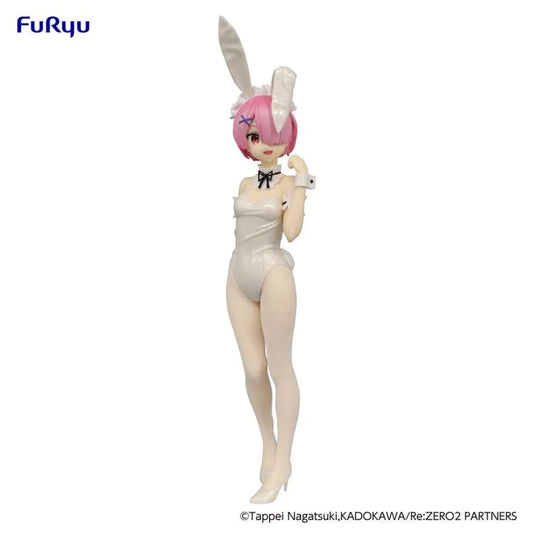 Re:Zero Starting Life in Another World BiCute Bunnies Ram (White Pearl Color Ver.) Figure.