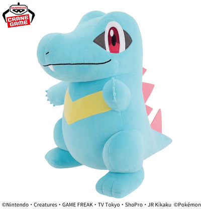Banpresto Pokémon Meccha Mofugutto Plush Toy Totodile
