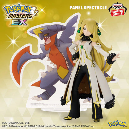 Banpresto Pokemon Masters EX Banpresto Prize Item PANEL SPECTACLE Figurine Arc Cynthia and Mega Garchomp