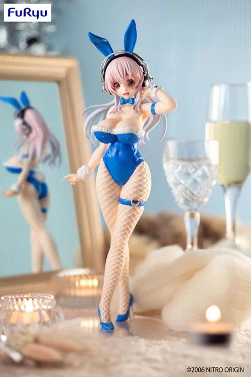 Nitroplus BiCute Bunnies Super Sonico (Blue Rabbit Ver.) Figure